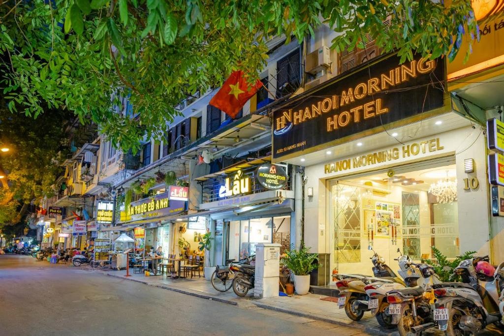 Không gian hiện đại và nằm gần trung tâm của Hanoi Morning Hotel